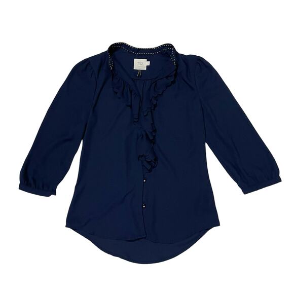 Anthropologie HD in Paris Picea Blouse - Blue - US 2 - Picture 9 of 16